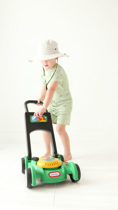 Lawn Mowers Small Ribbed Shorts Two-Piece Set