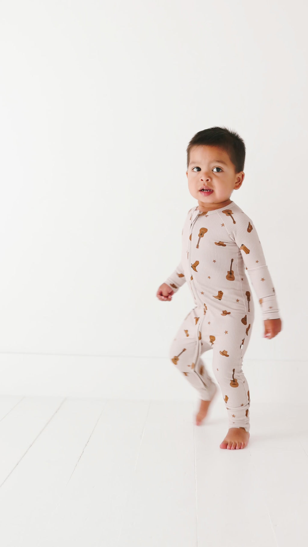 Gone Country Small Ribbed Zip Romper