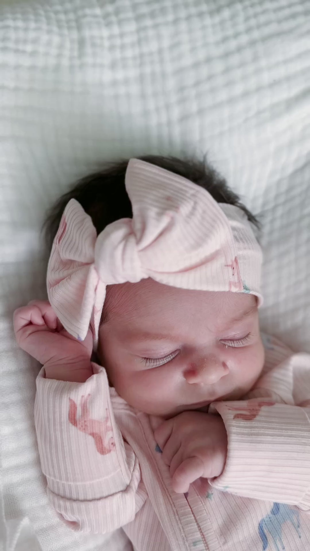 Unicorns Small Ribbed Bow