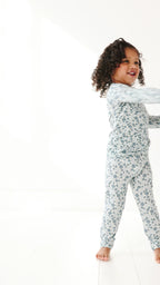 Bluebell Blossoms Small Ribbed Two-Piece Set