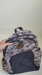 Camo Color Block Large Backpack