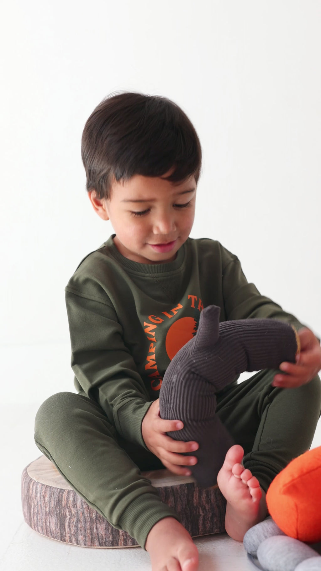 Camping In The Pines Bamboo French Terry Pullover