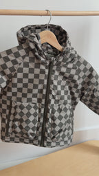 Checkered Puffer Jacket