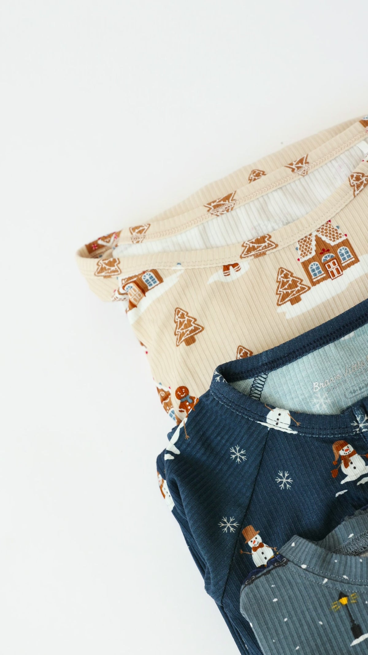 Christmas Trains Small Ribbed Two-Piece Set