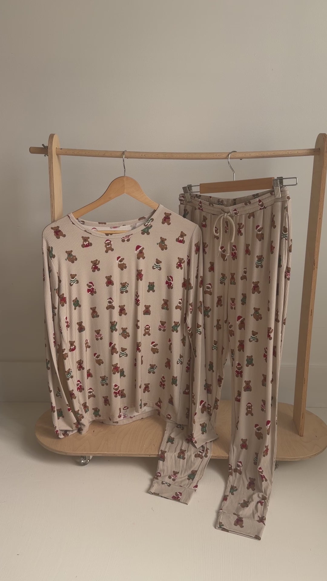 Teddy Bear Small Ribbed Women's Pants