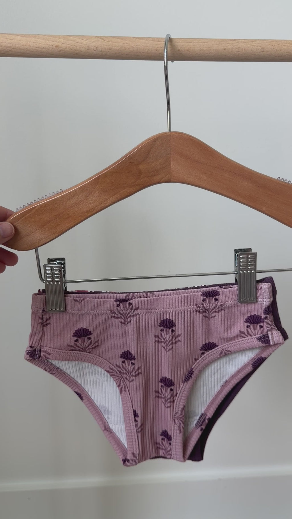 Folk Meadow, Mulberry and Fall Blooms Underwear 3 pack