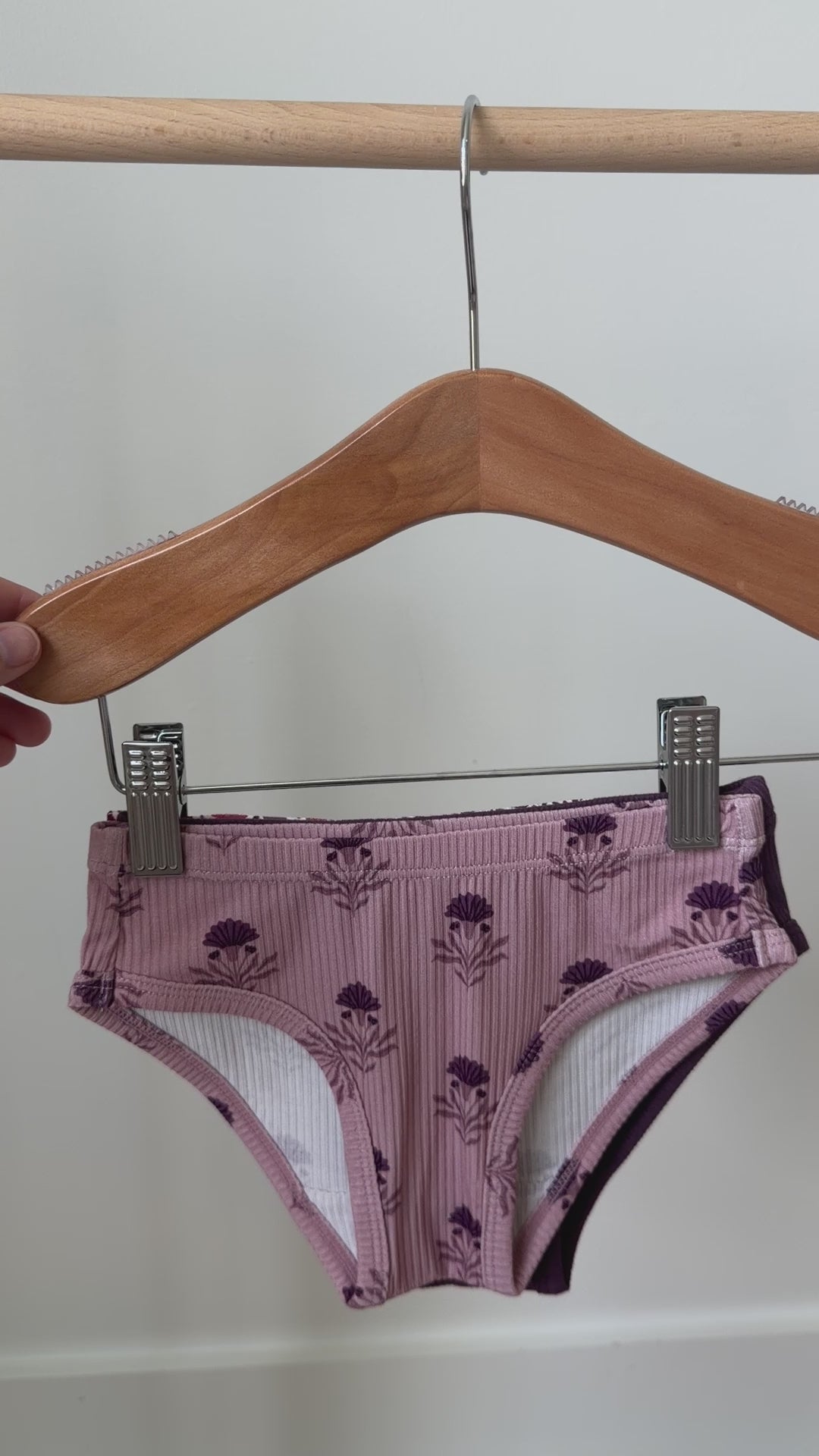 Folk Meadow, Mulberry and Fall Blooms Underwear 3 pack