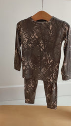 Woodland Camo Small Ribbed Two-Piece Set