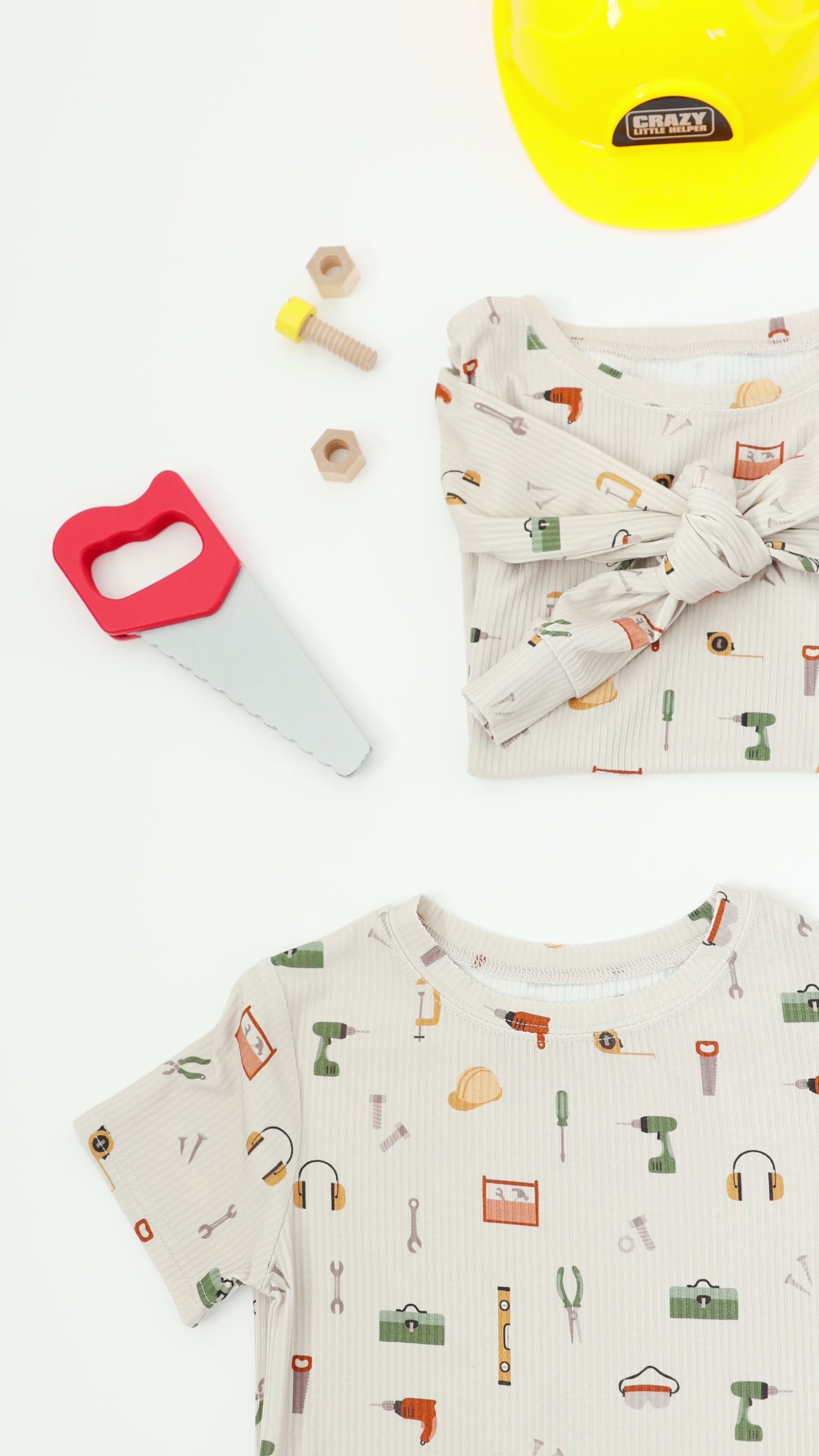 Tool Time Small Ribbed Two-Piece Set