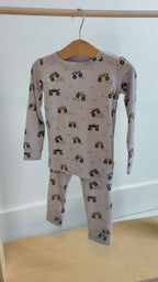 Monster Trucks Small Ribbed Two-Piece Set