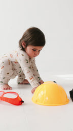 Tool Time Small Ribbed Zip Romper