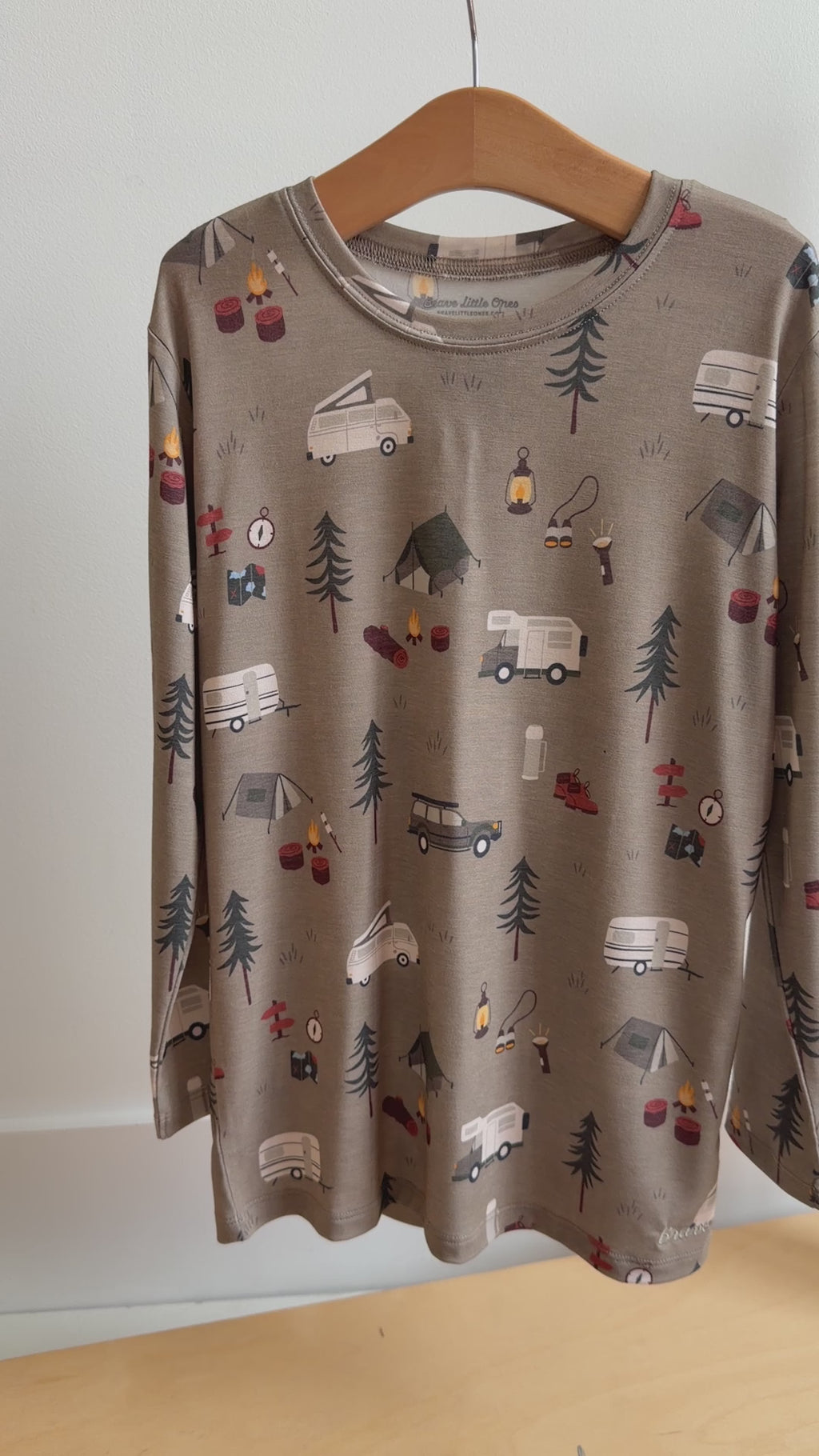Happy Camper Long Sleeve Shirt