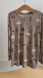 Happy Camper Long Sleeve Shirt