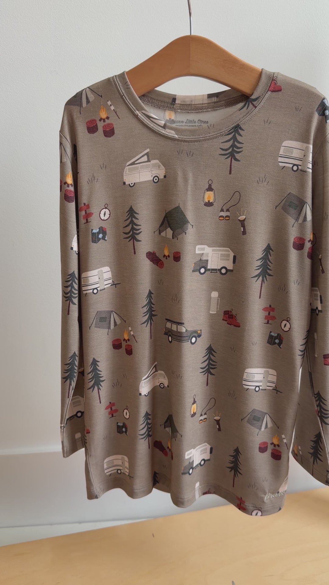 Happy Camper Long Sleeve Shirt