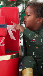 Santa Small Ribbed Zip Romper