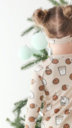 Cookies and Milk Zip Romper