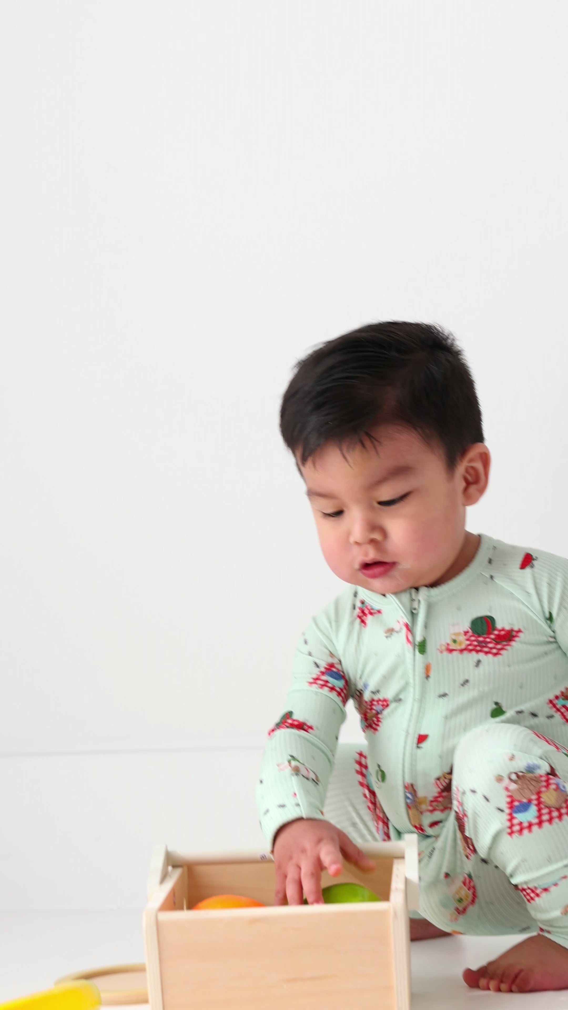 Summer Picnic Small Ribbed Zip Romper