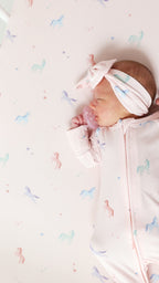 Unicorns Small Ribbed Bow