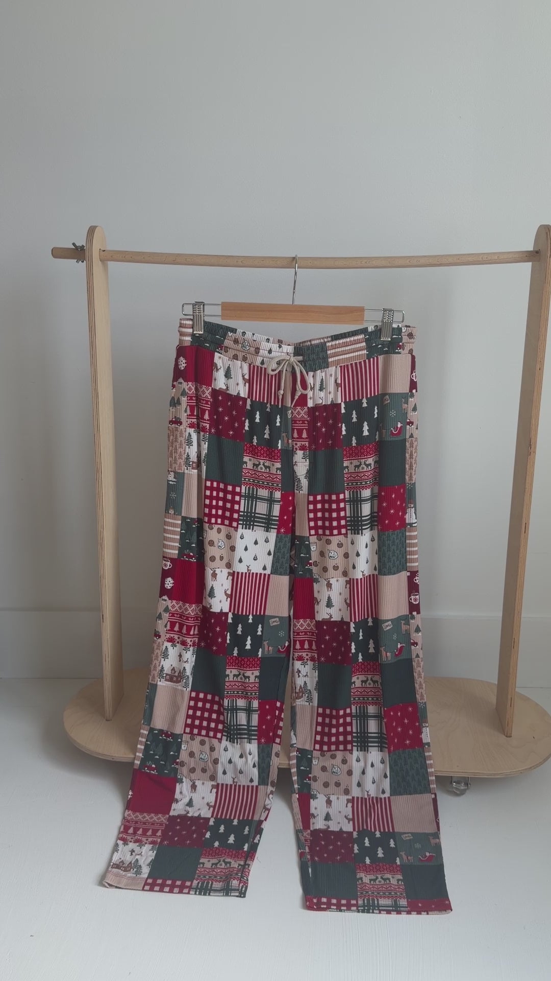 Patchwork Small Ribbed Men's Pants