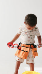 Tool Time Small Ribbed Shorts Two-Piece Set