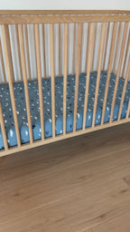 Take Flight Blue Crib Sheet