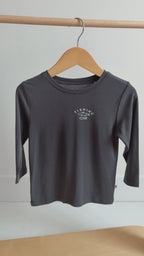 Fishing Club Midnight Charcoal Long Sleeve Shirt