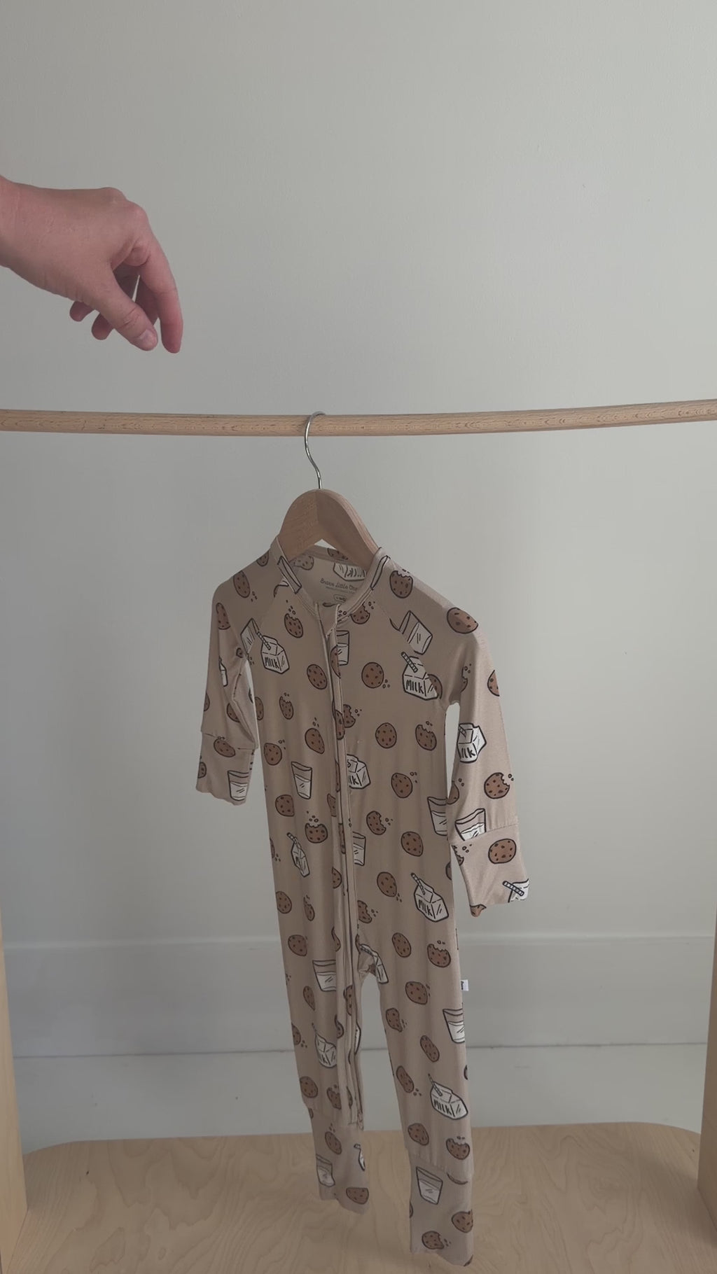 Teddy Bear Small Ribbed Zip Romper