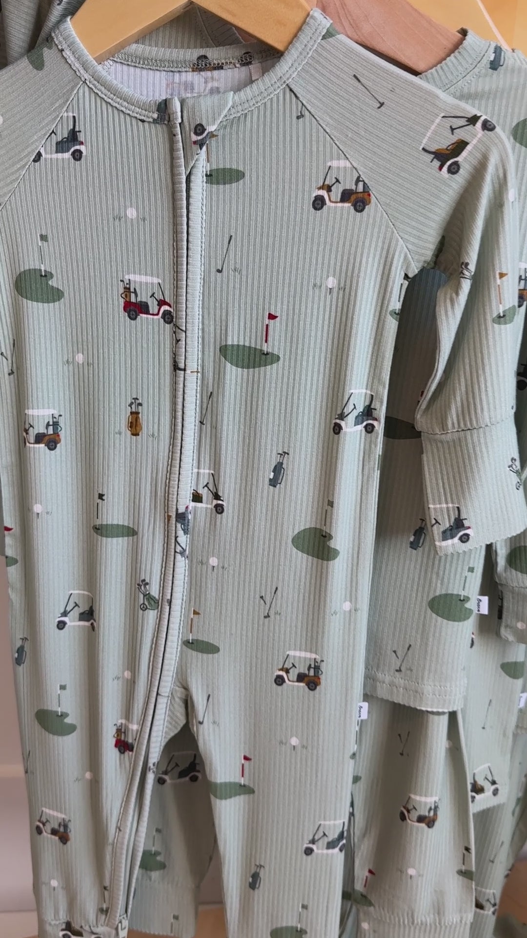 Golf Small Ribbed Zip Romper