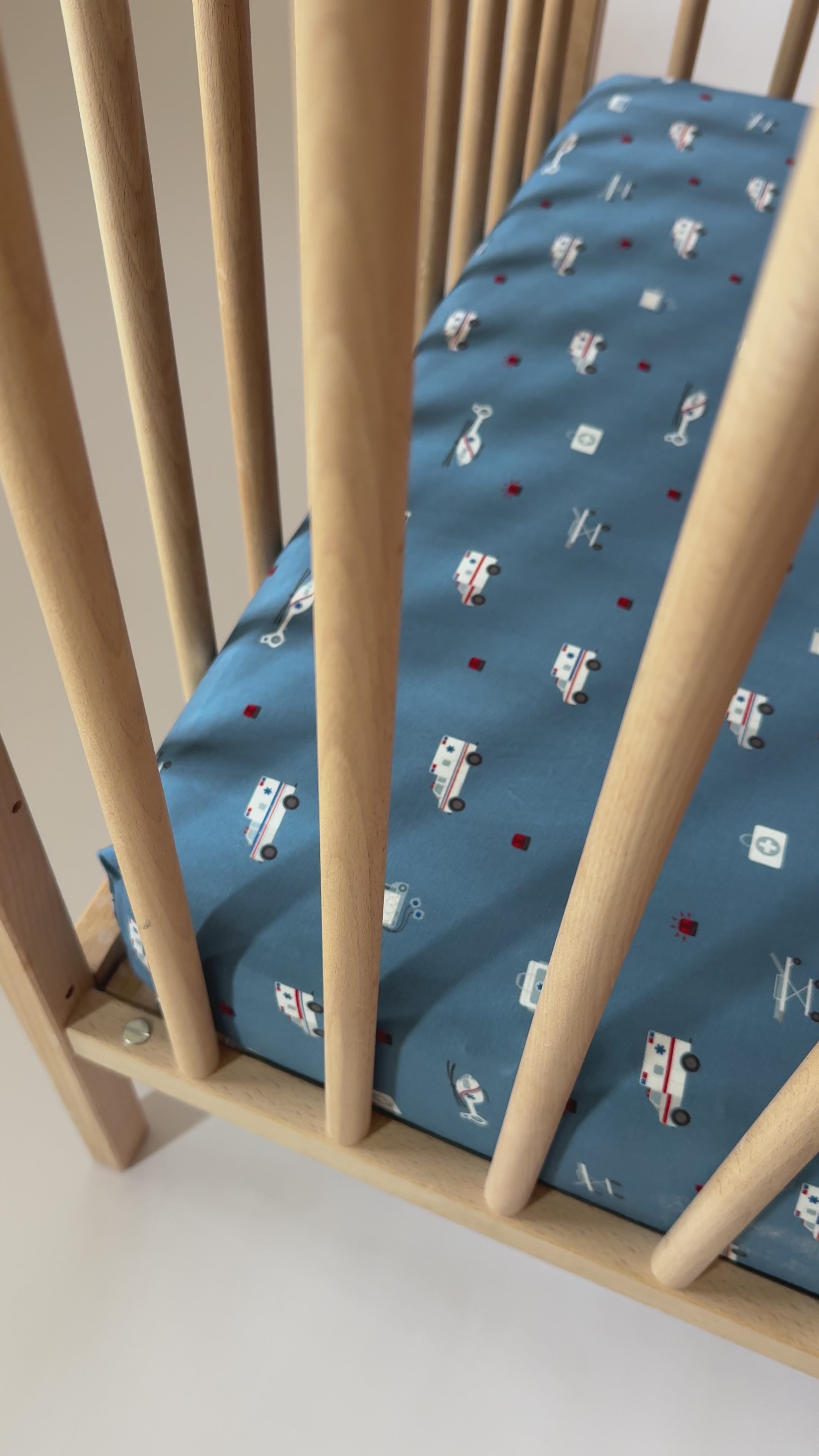 Ambulances Crib Sheet