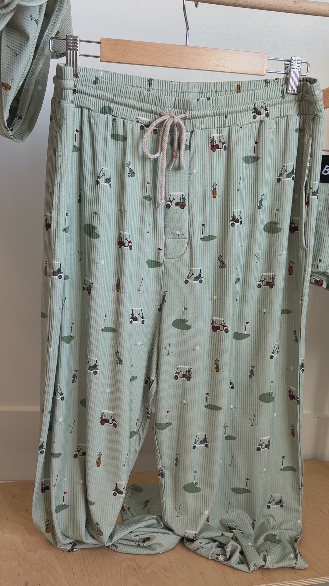 Golf Small Ribbed Men's Pants