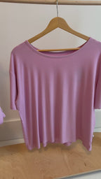 Lilac Mist Small Ribbed Women's Shorts Set