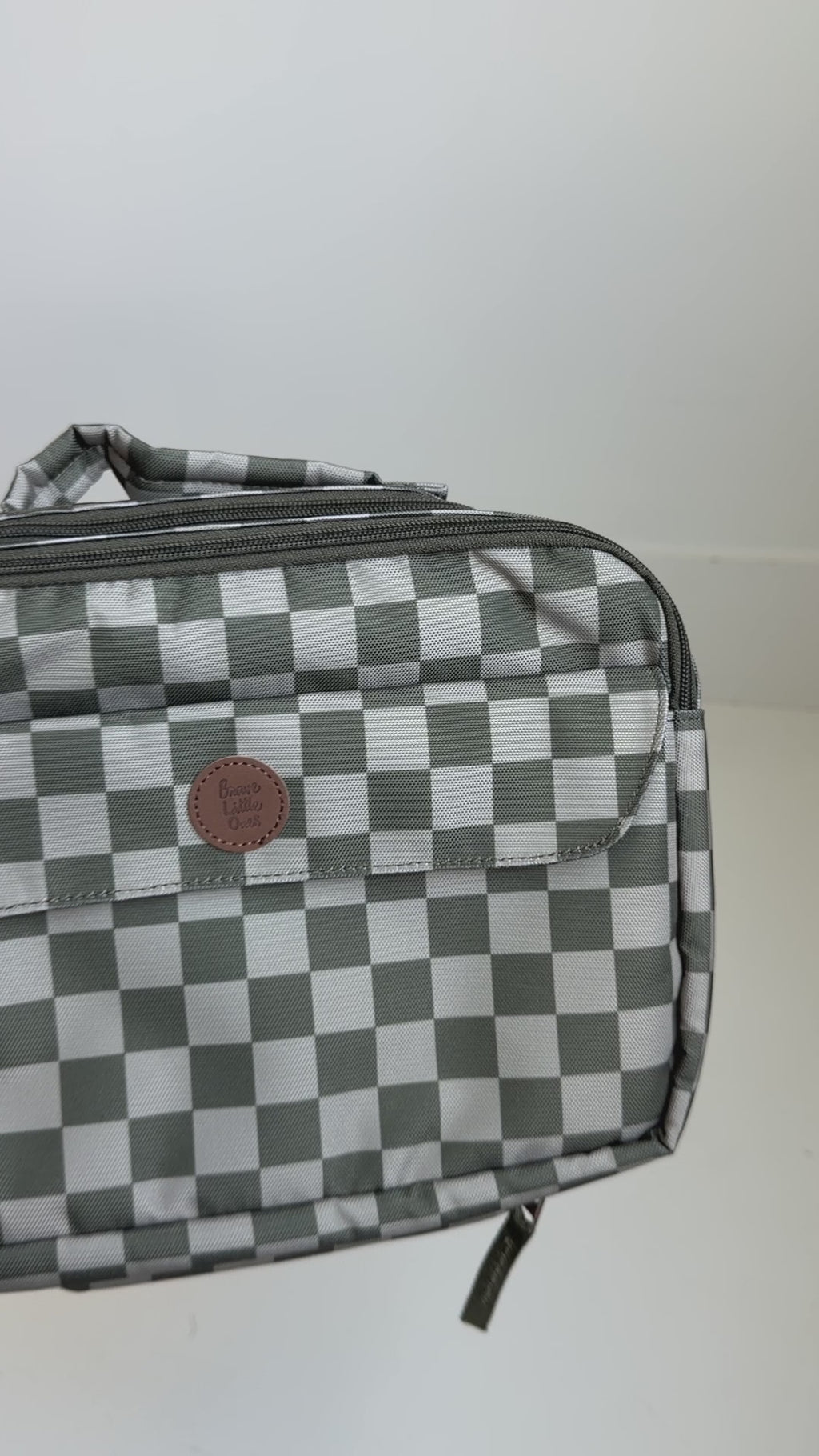 Dark Checkered Lunchbox