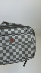 Dark Checkered Lunchbox