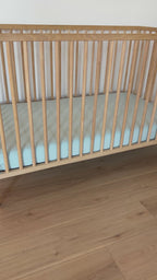 Harbor Blue Crib Sheet