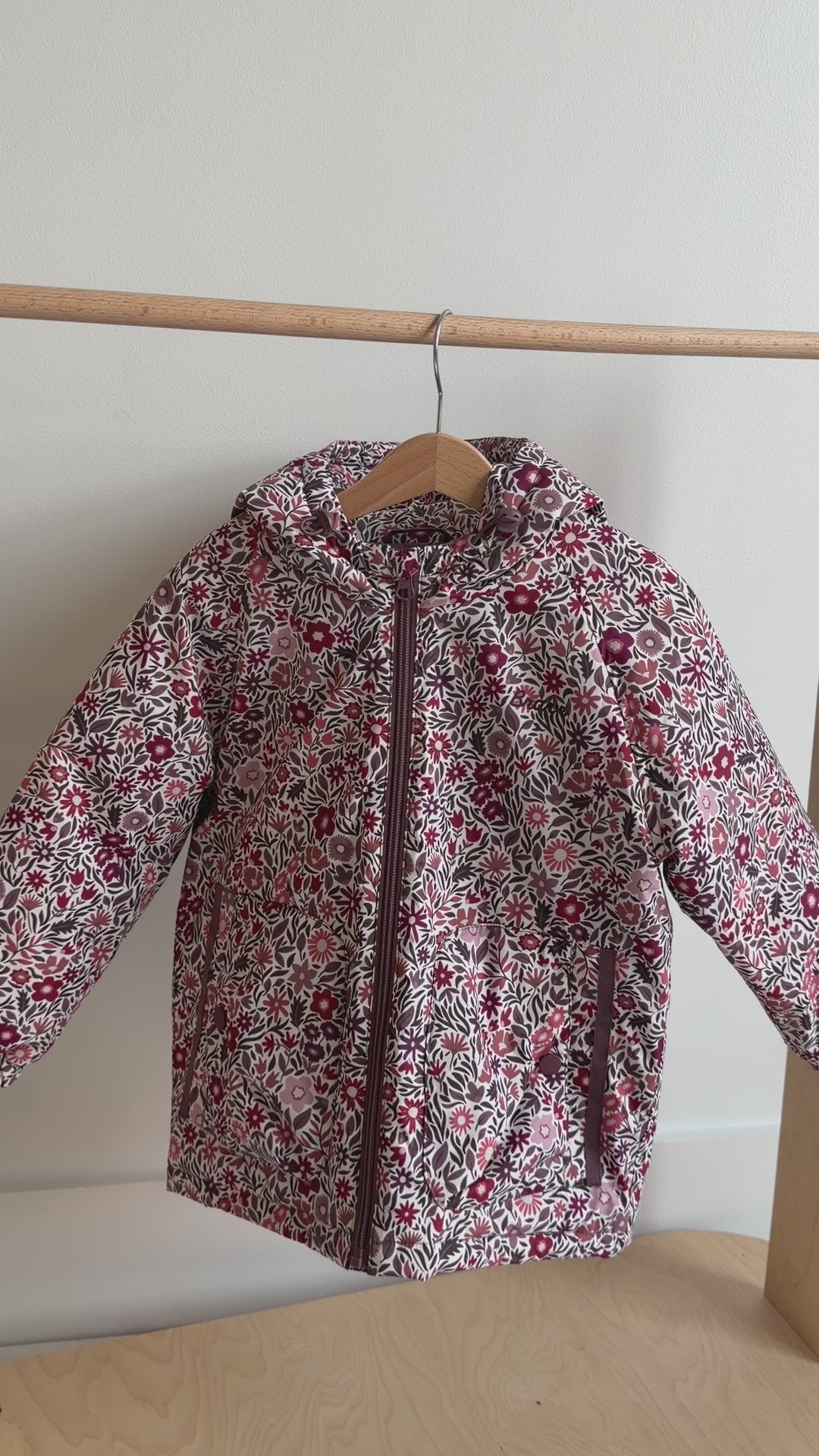 Fall Blooms Puffer Jacket