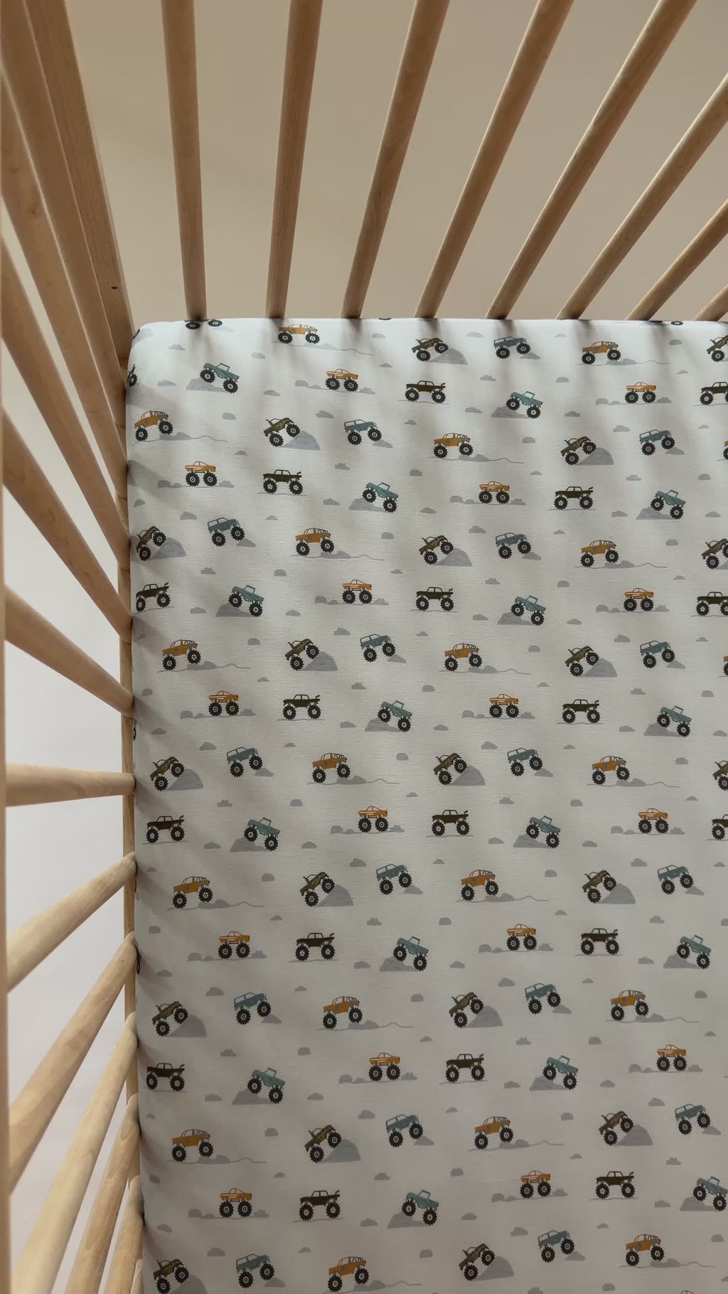 Monster Trucks Crib Sheet