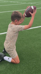 Football Small Ribbed Shorts Two-Piece Set