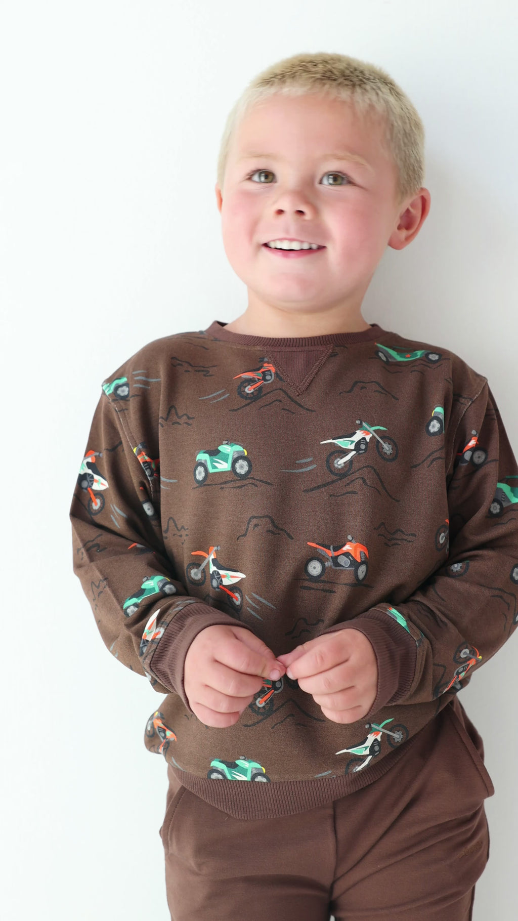 Little Riders Bamboo French Terry Pullover