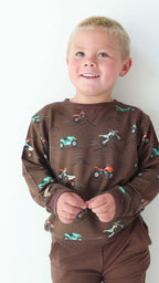 Little Riders Bamboo French Terry Pullover
