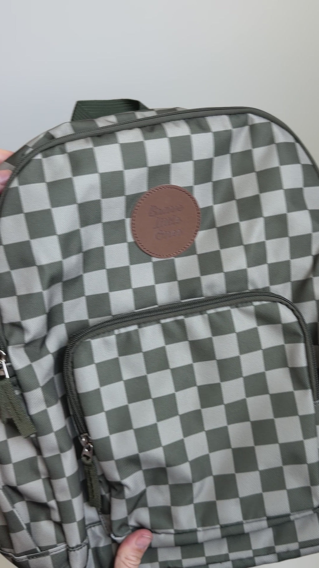 Dark Checkered Standard Backpack