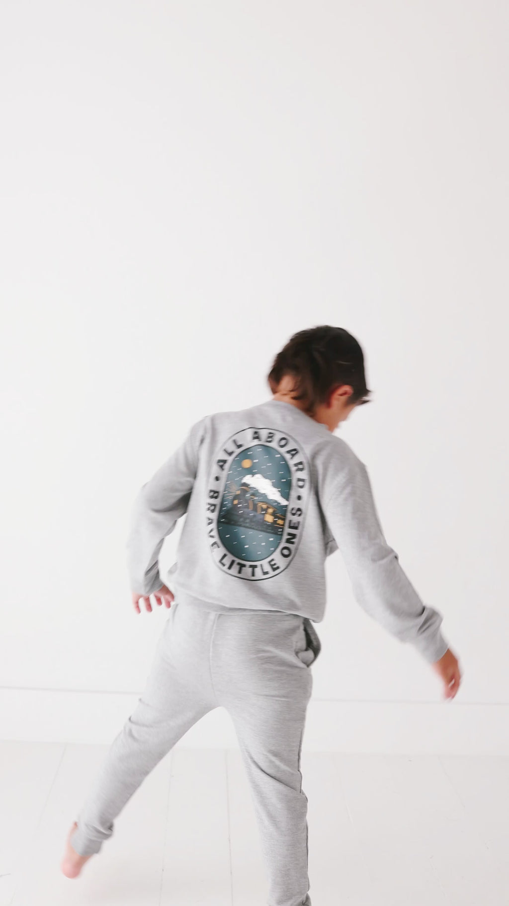 Dark Heather Gray Bamboo French Terry Joggers