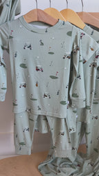 Golf Small Ribbed Two-Piece Set