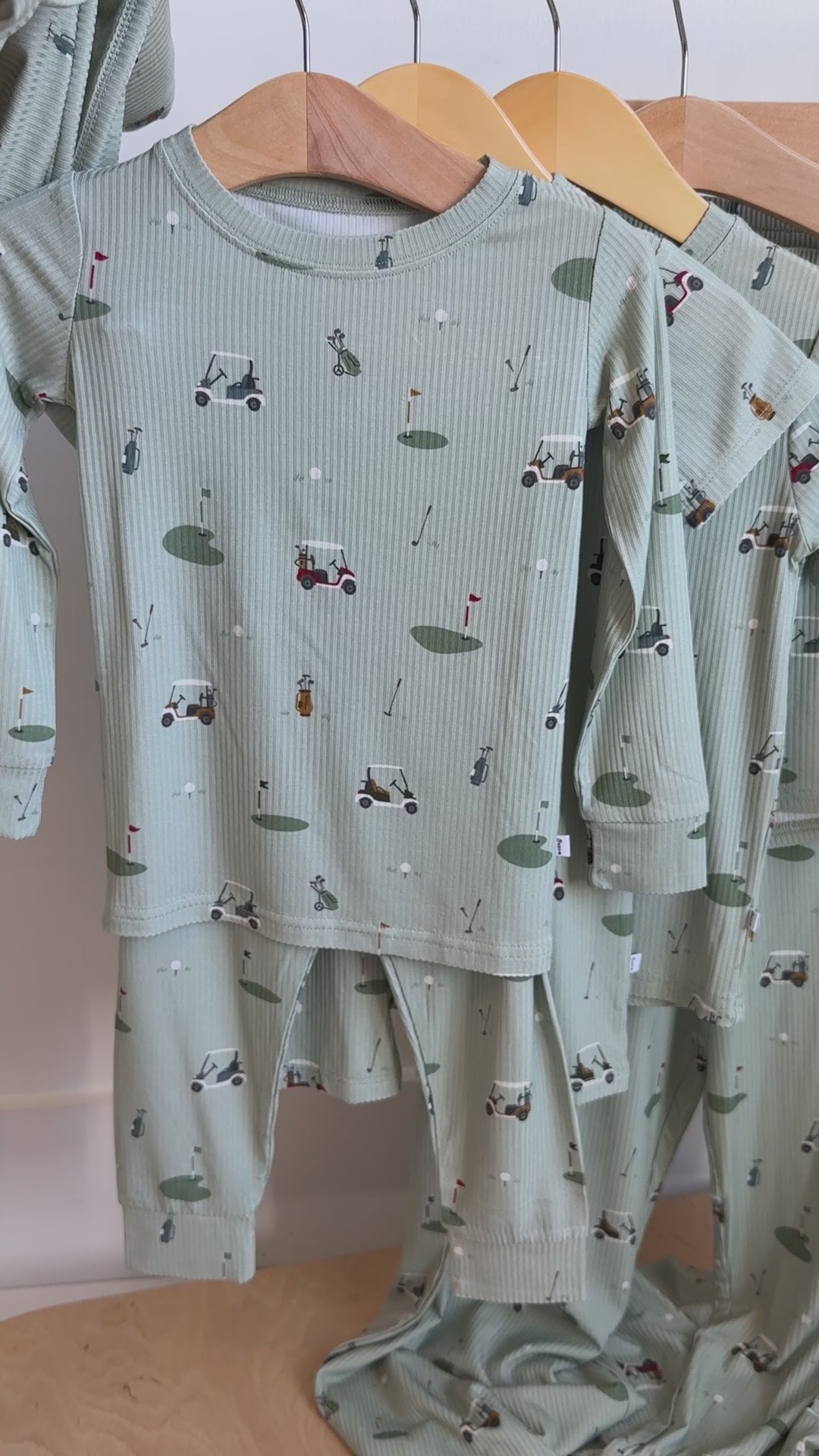 Golf Small Ribbed Two-Piece Set