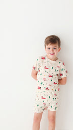 Music City Tennessee Small Ribbed Shorts Two-Piece Set