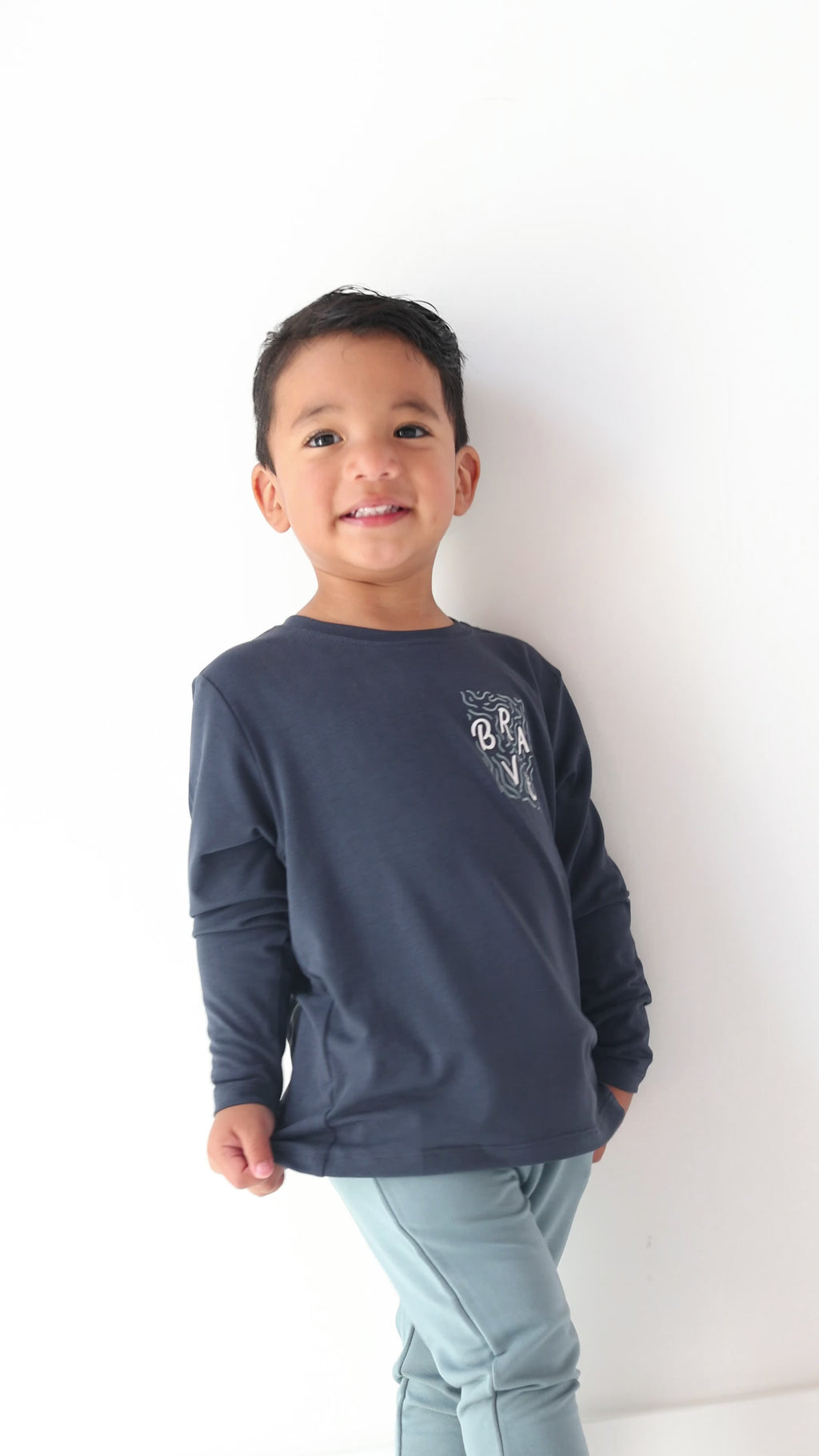 Brave Squiggles Long Sleeve Shirt