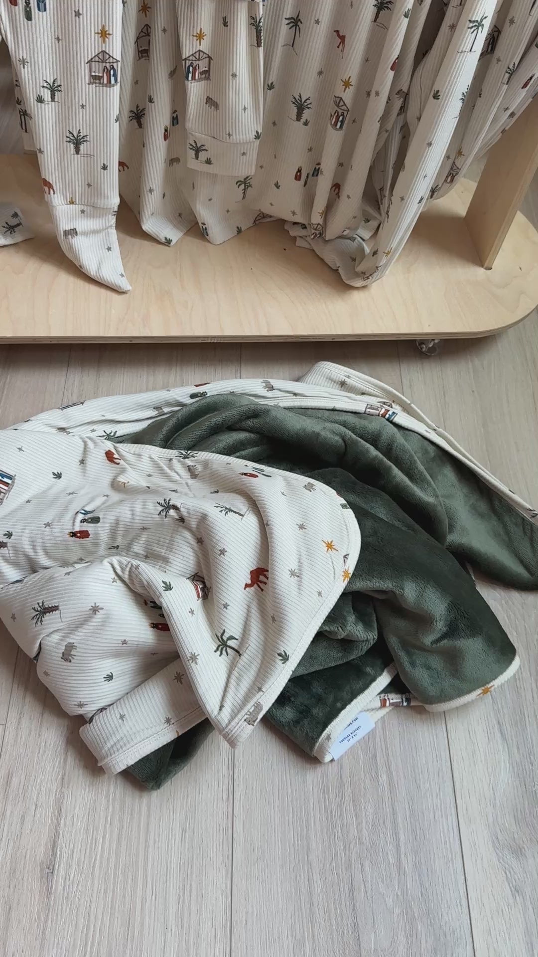 Nativity Small Ribbed Youth Blanket