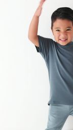 Dark Steel Blue Solid Shirt