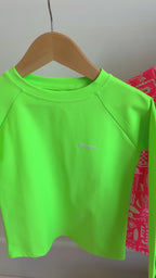 Neon Green Rash Guard