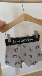 Monster Trucks, Construction and Trains Boxer Brief 3 pack