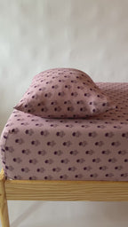 Folk Meadow Twin Sheet With Pillow Case